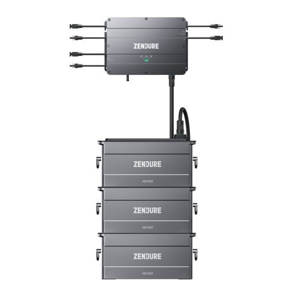 Zendure SolarFlow Hub und 3 Batterien