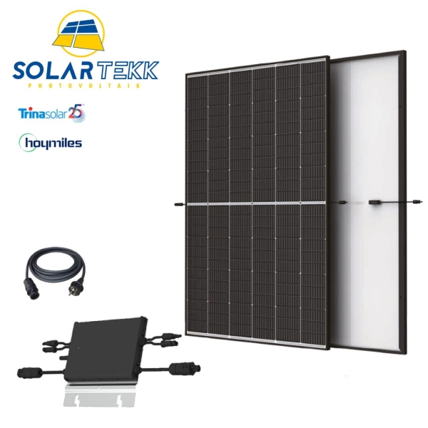 Trina Solar Balkonkraftwerk Set 420 Watt Photovoltaik DIY Anlage