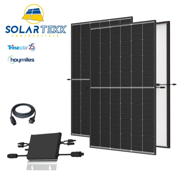 Trina Solar Balkonkraftwerk Set 800/870 Glas/Glas